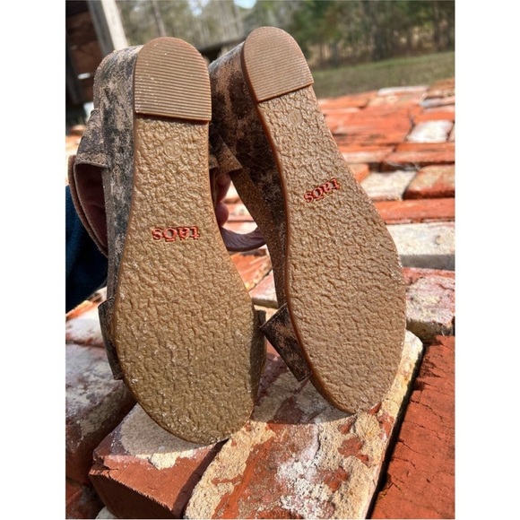 Taos Carousel marbled leather wedge size 8-8 1/2 - Picture 8 of 16